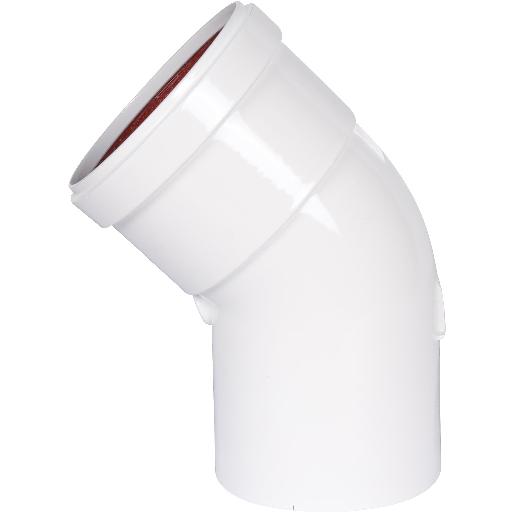 Отвод 80 уг.45 алюм. Rommer RCA-0080-000045 п/м