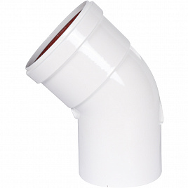 Отвод 80 уг.45 алюм. Rommer RCA-0080-000045 п/м
